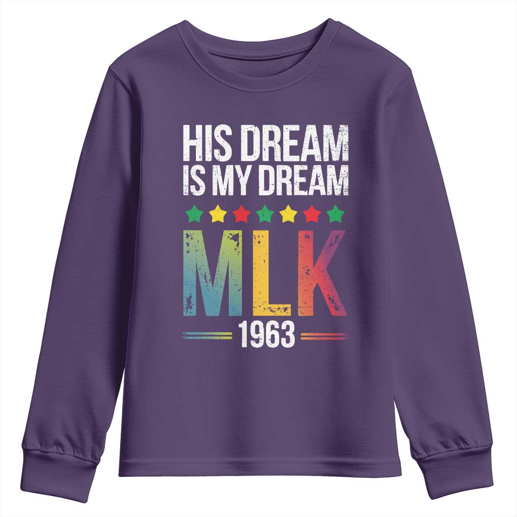 Martin Luther King Jr Youth Sweatshirt His Dream Is My Dream 1963 Black History Pride TS09