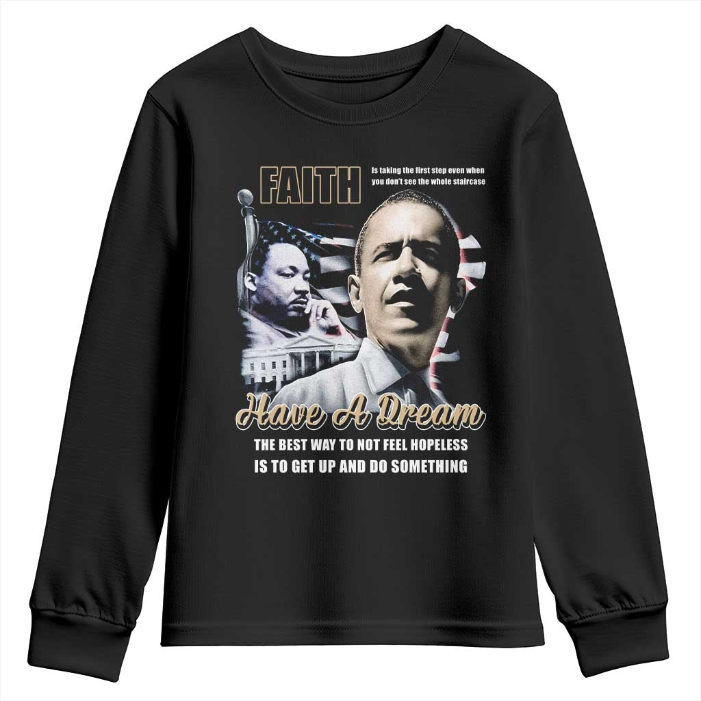 Obama Martin Luther King Jr Youth Sweatshirt TS09