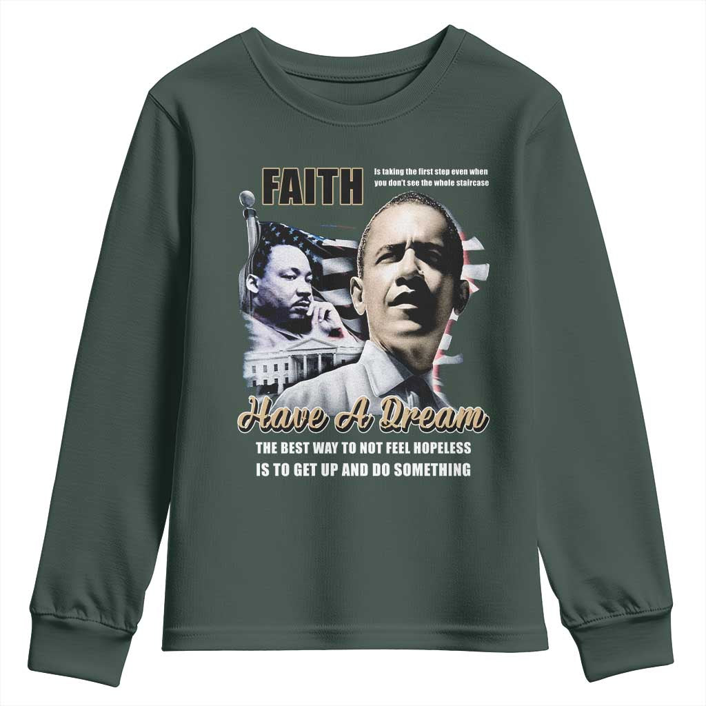Obama Martin Luther King Jr Youth Sweatshirt TS09