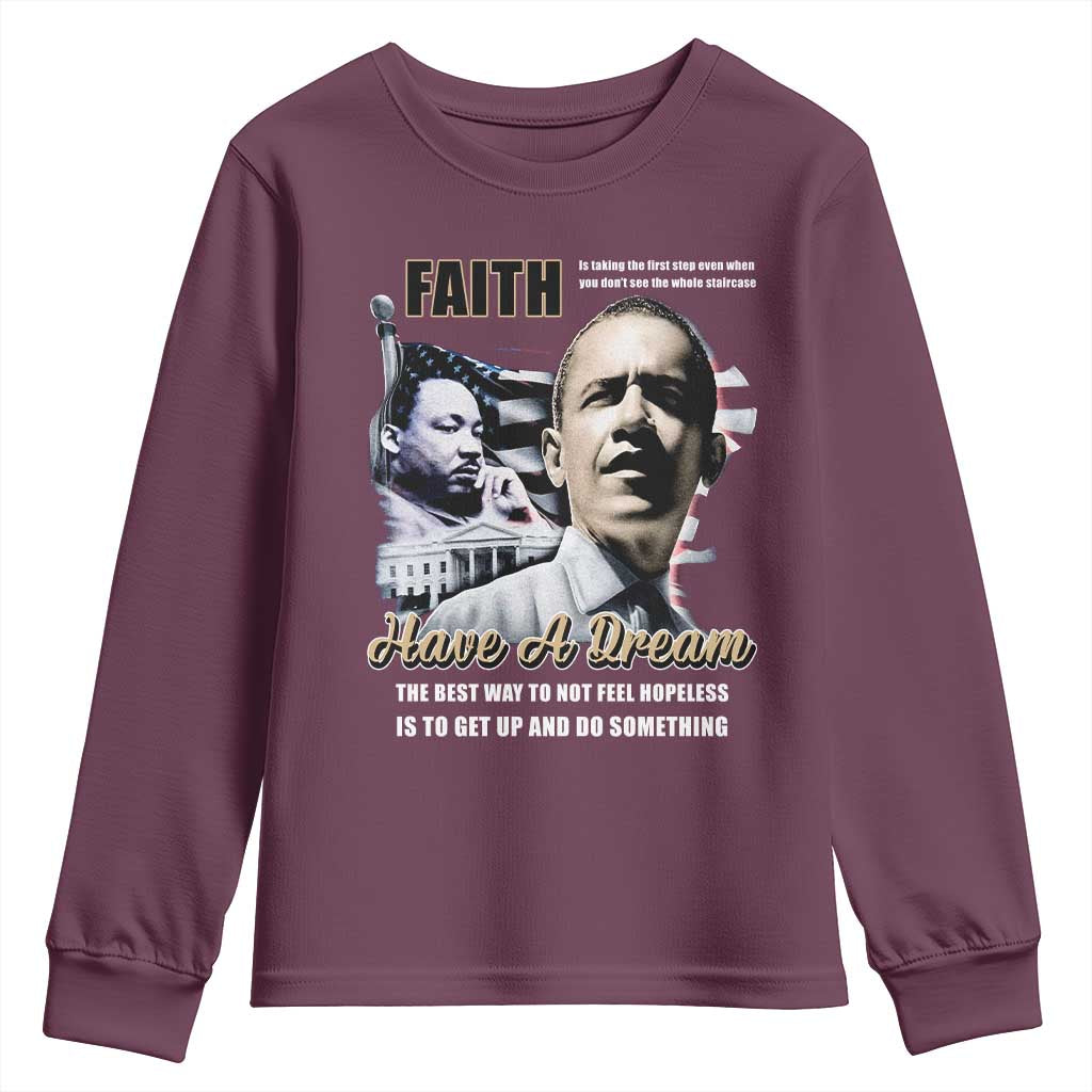 Obama Martin Luther King Jr Youth Sweatshirt TS09