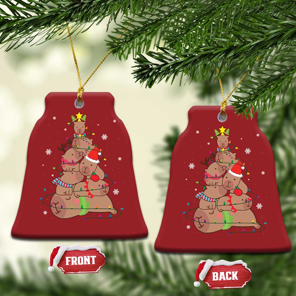 Funny Capybara Christmas Tree Christmas Ornament TS09