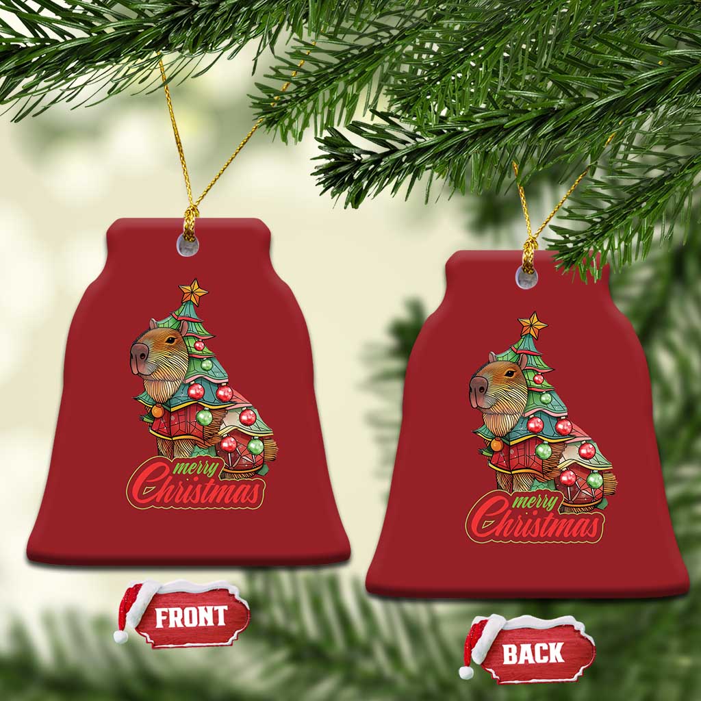 Cute Capybara Christmas Tree Christmas Ornament TS09