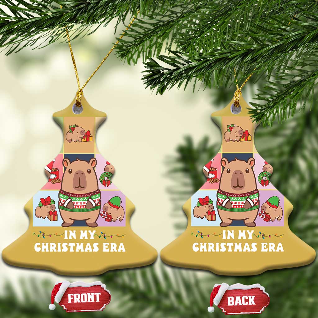 Funny Capybara Xmas Christmas Ornament In My Christmas Era TS09