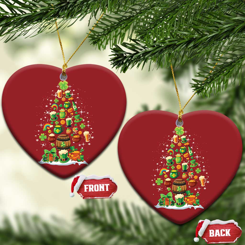 Merry Christmas Tree Irish Christmas Ornament TS09