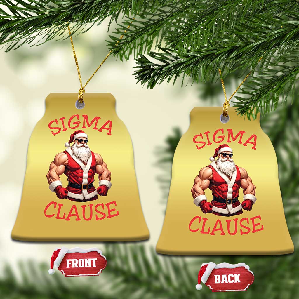Funny Xmas Sigma Claus Christmas Ornament TS09