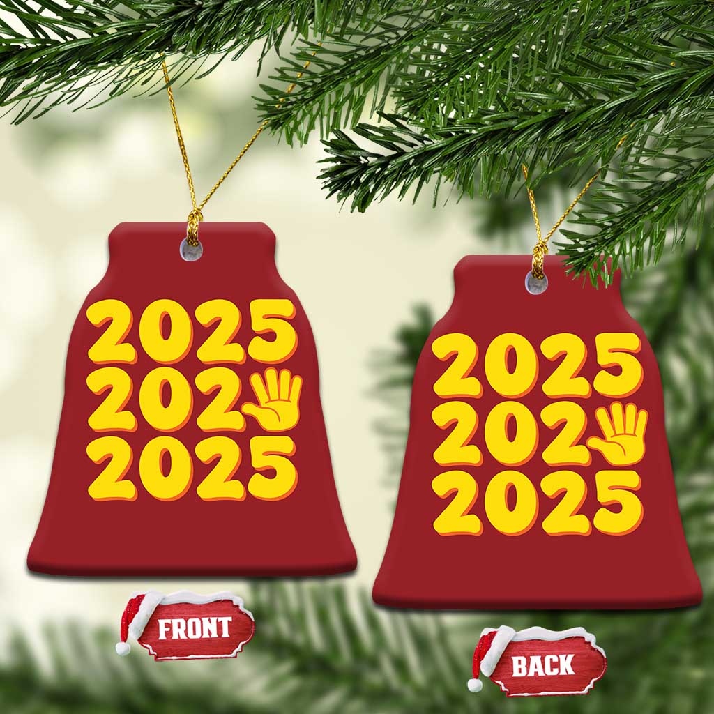 Funny Happy New Year 2025 Christmas Ornament TS09