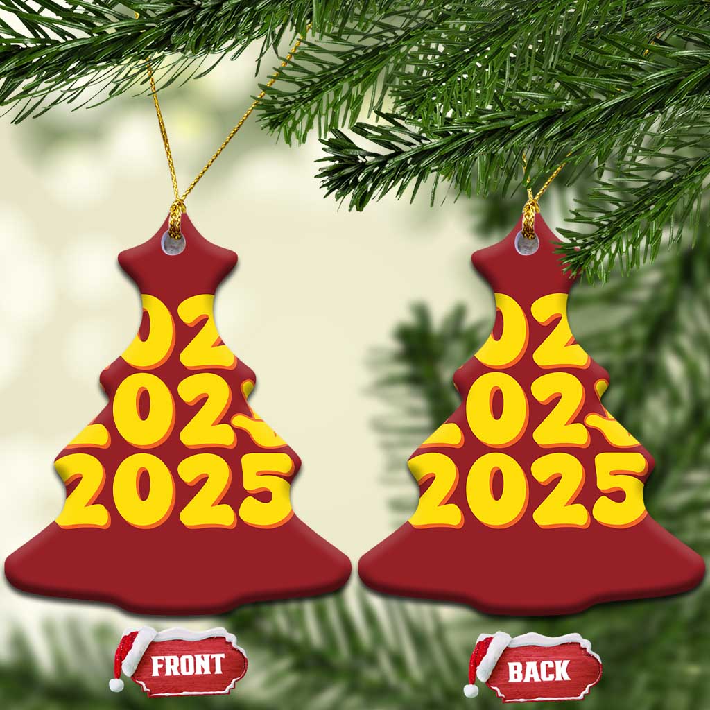 Funny Happy New Year 2025 Christmas Ornament TS09