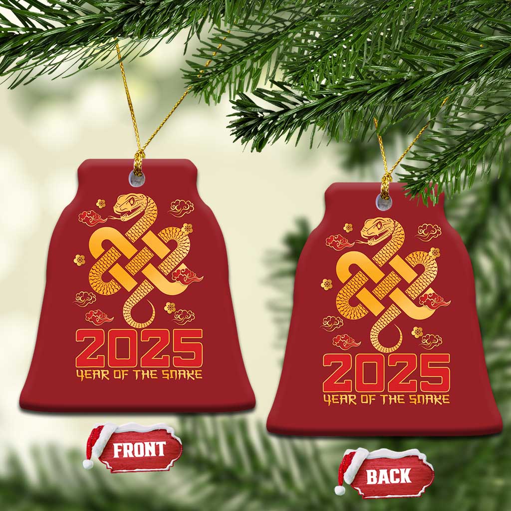 Year Of The Snake 2025 Christmas Ornament Lunar New Year Chinese Traditional TS09