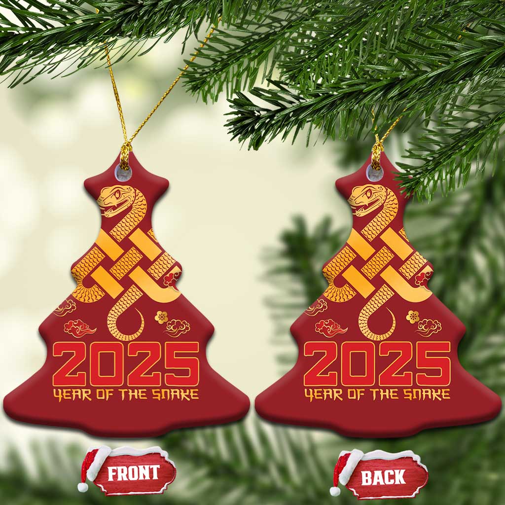 Year Of The Snake 2025 Christmas Ornament Lunar New Year Chinese Traditional TS09