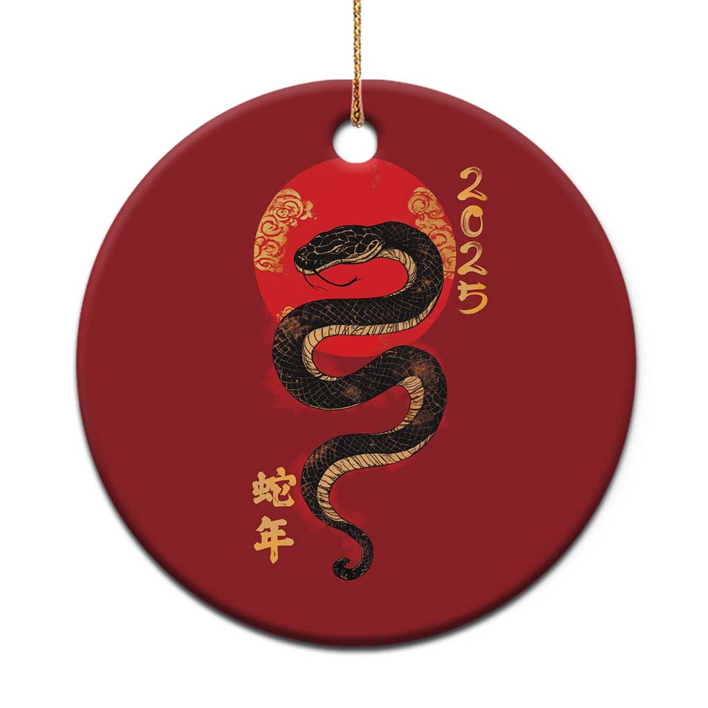 Year Of The Snake 2025 Christmas Ornament Lunar New Year Chinese Snake TS09