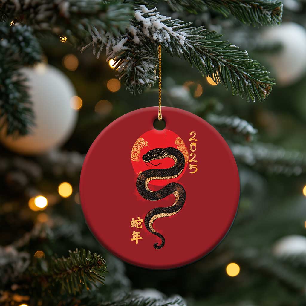 Year Of The Snake 2025 Christmas Ornament Lunar New Year Chinese Snake TS09