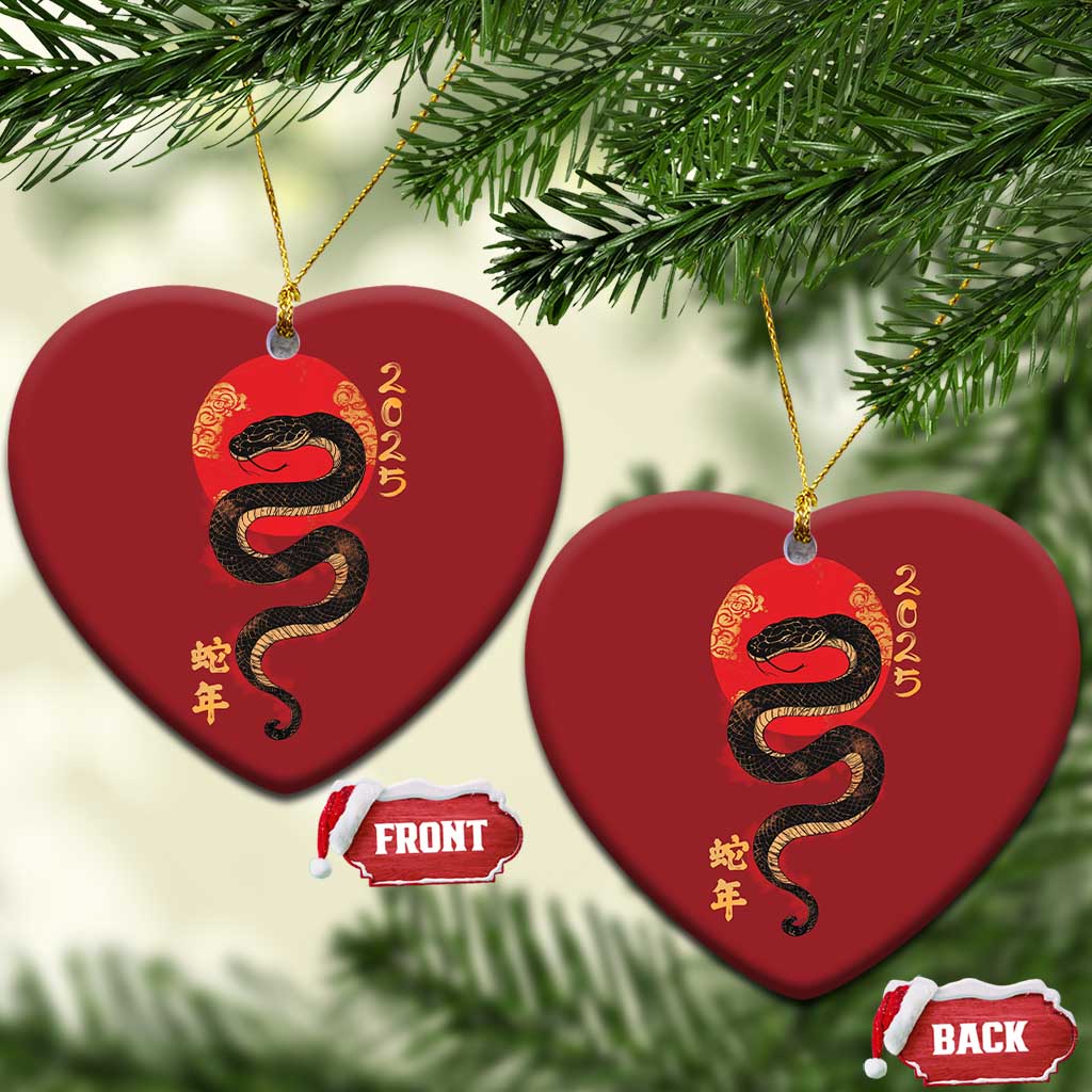 Year Of The Snake 2025 Christmas Ornament Lunar New Year Chinese Snake TS09