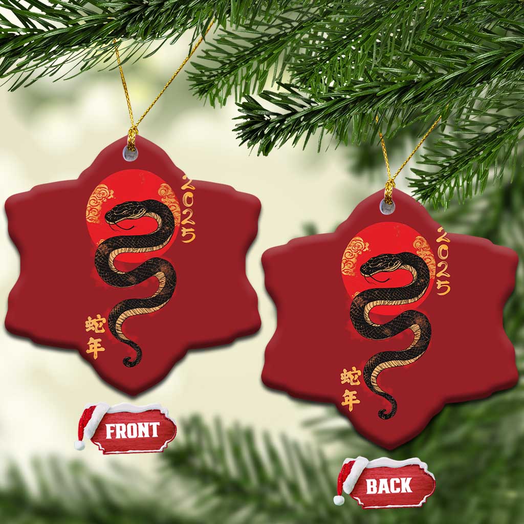 Year Of The Snake 2025 Christmas Ornament Lunar New Year Chinese Snake TS09