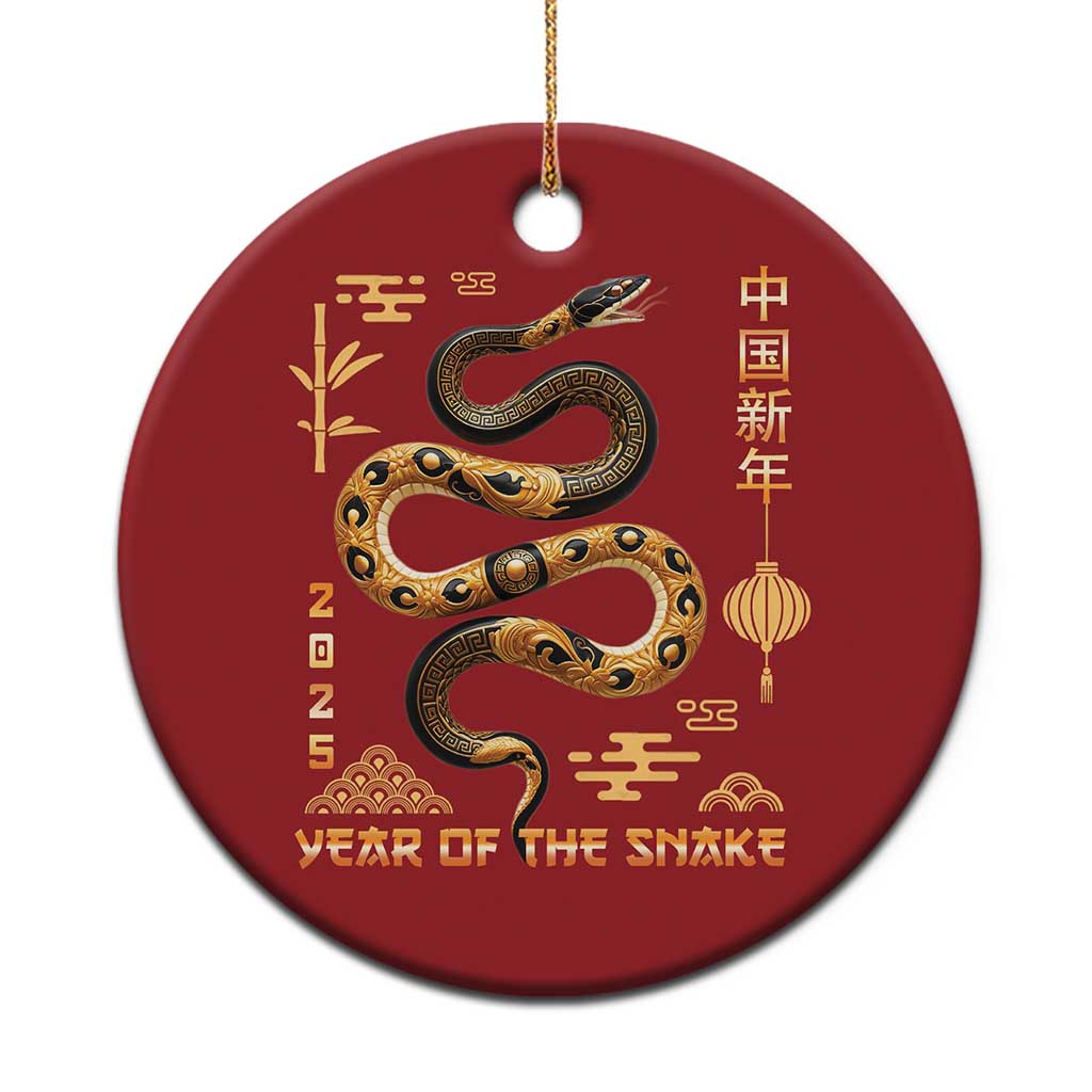 Lunar New Year 2025 Christmas Ornament Year Of The Snake 2025 Chinese China TS09
