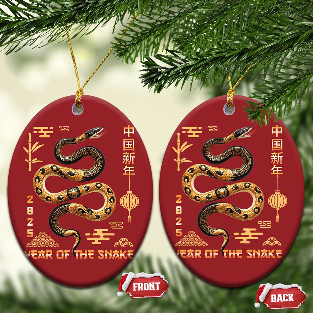Lunar New Year 2025 Christmas Ornament Year Of The Snake 2025 Chinese China TS09