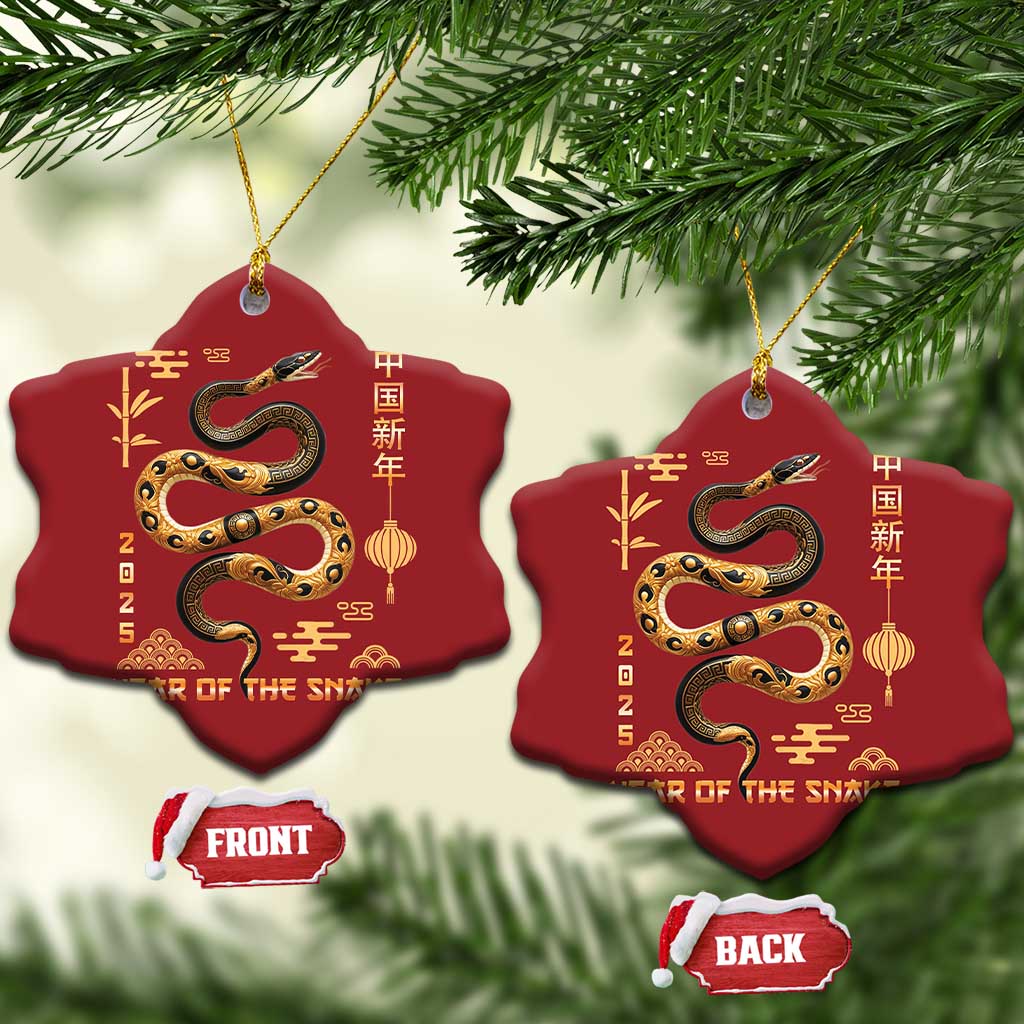 Lunar New Year 2025 Christmas Ornament Year Of The Snake 2025 Chinese China TS09