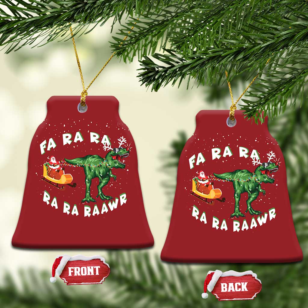 Christmas Tree Rex Fa Ra Rawr Dinosaur Christmas Ornament TS09