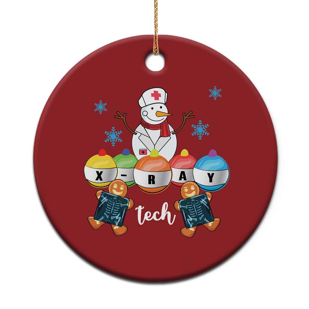 Funny Xmas Christmas Ornament Snowman Nurse Xray Gingerbread TS09