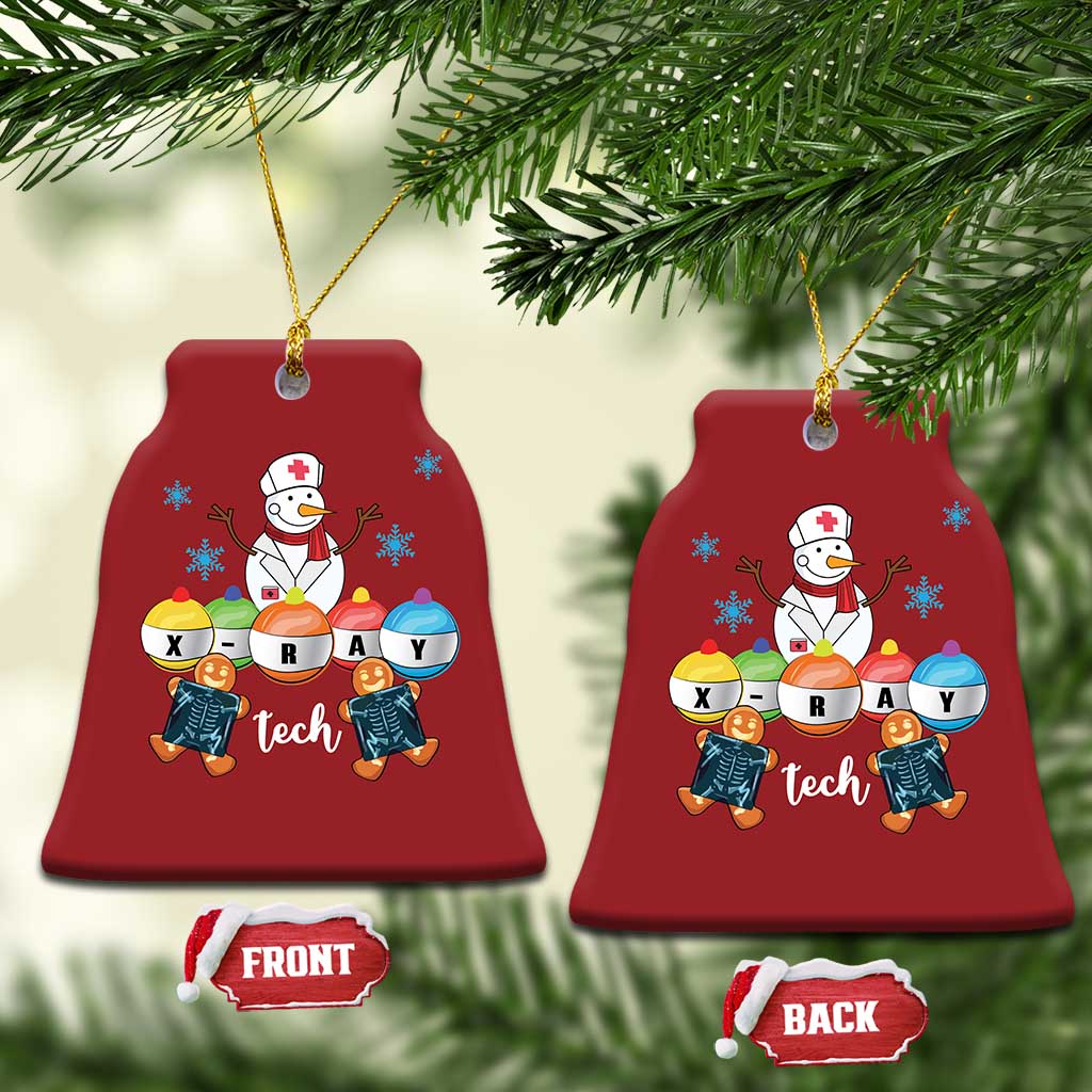 Funny Xmas Christmas Ornament Snowman Nurse Xray Gingerbread TS09
