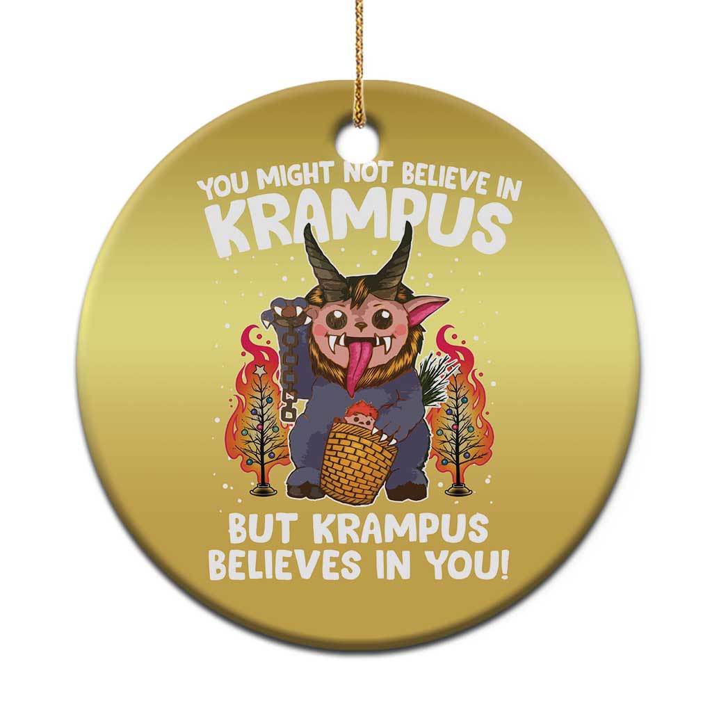Cute Krampus Christmas Ornament Believes In You Germanic Christmas Demon Horror TS09