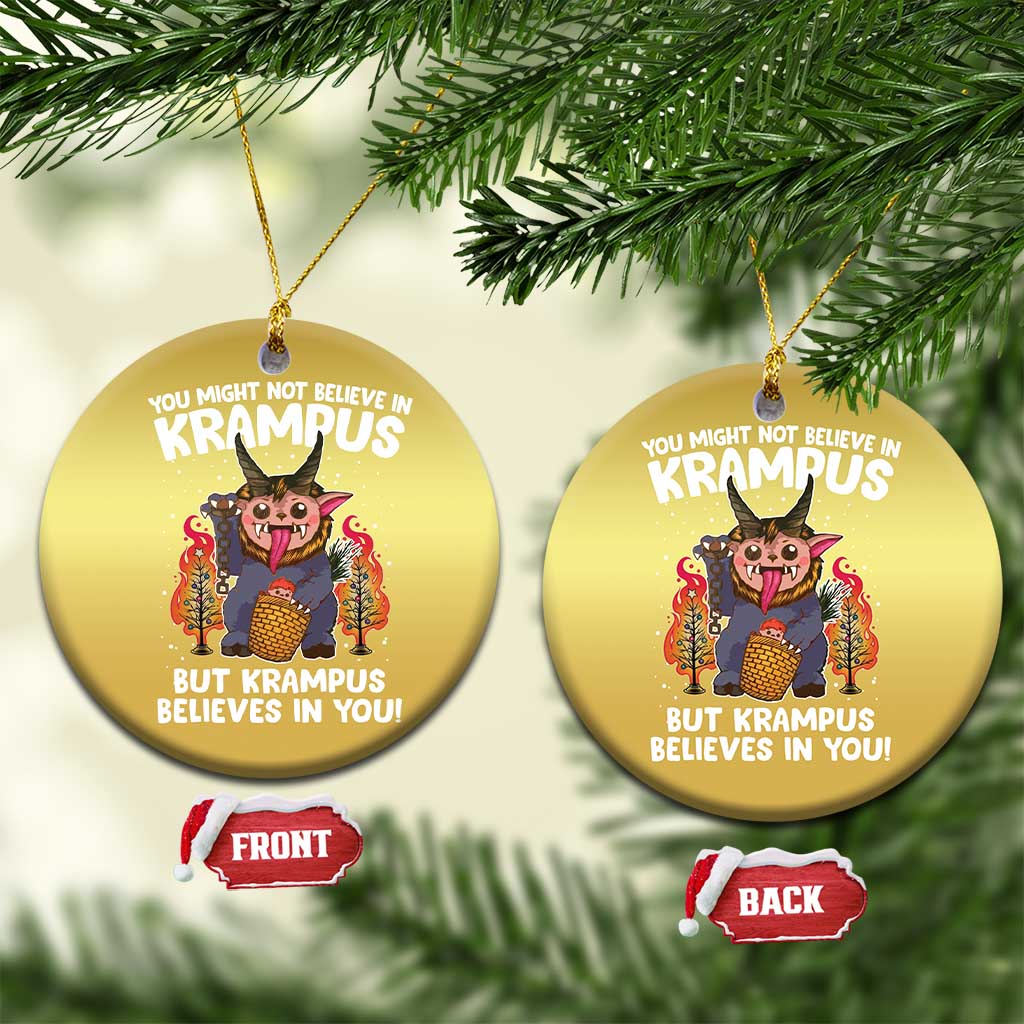 Cute Krampus Christmas Ornament Believes In You Germanic Christmas Demon Horror TS09