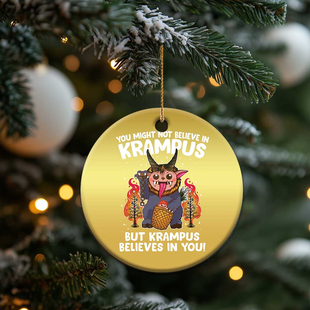 Cute Krampus Christmas Ornament Believes In You Germanic Christmas Demon Horror TS09