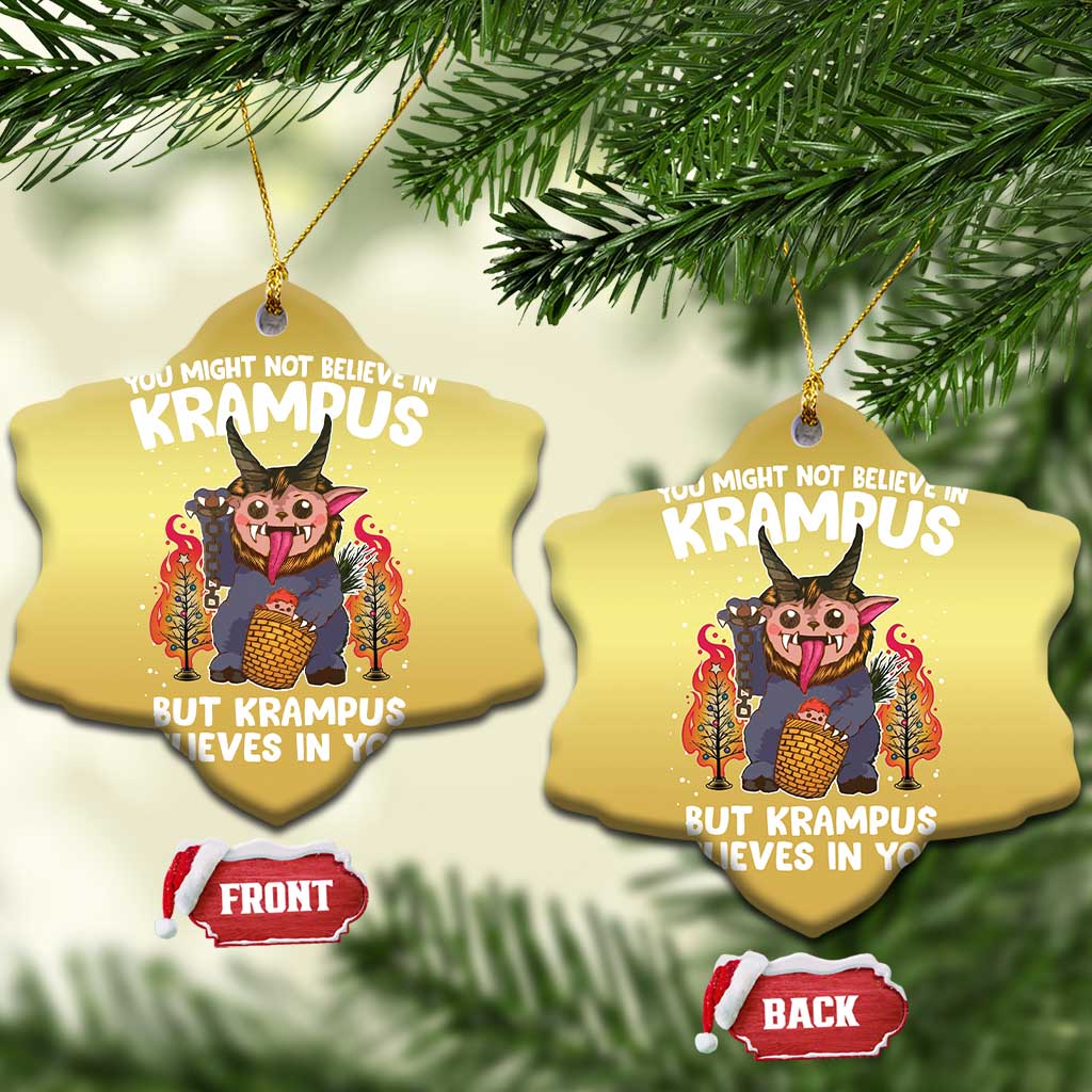 Cute Krampus Christmas Ornament Believes In You Germanic Christmas Demon Horror TS09