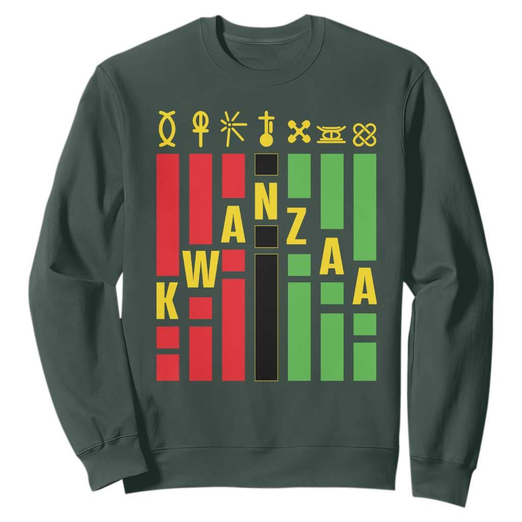 7 Principles Of Kwanzaa Sweatshirt African American Christmas TS09