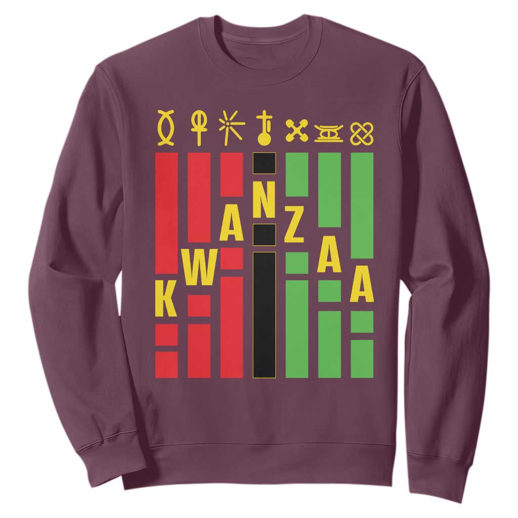 7 Principles Of Kwanzaa Sweatshirt African American Christmas TS09