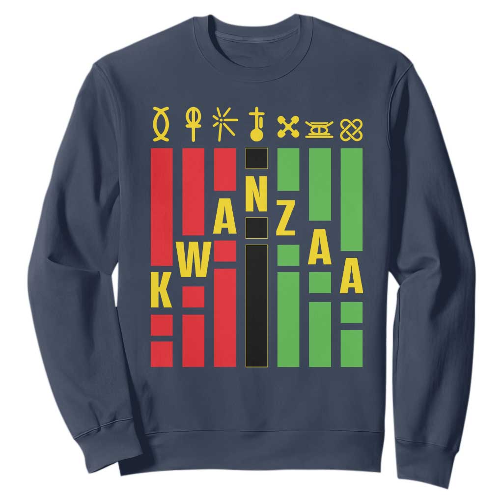 7 Principles Of Kwanzaa Sweatshirt African American Christmas TS09