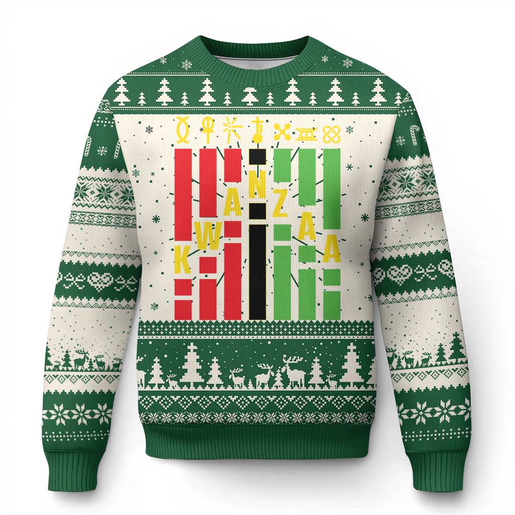 7 Principles Of Kwanzaa Ugly Christmas Sweater African American Christmas TS09