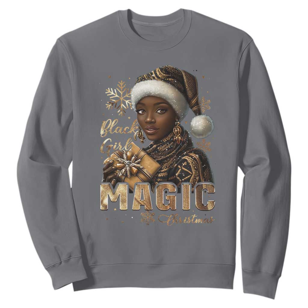 Christmas Melanin Black Girl Magic Sweatshirt TS09