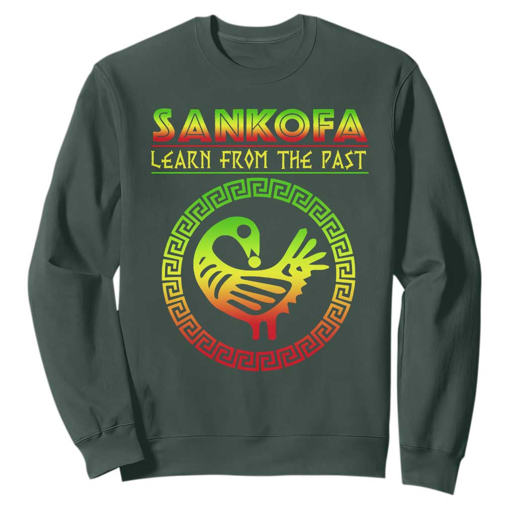 Black History Month Sweatshirt Sankofa Learn From The Past African Bird Melanin TS09