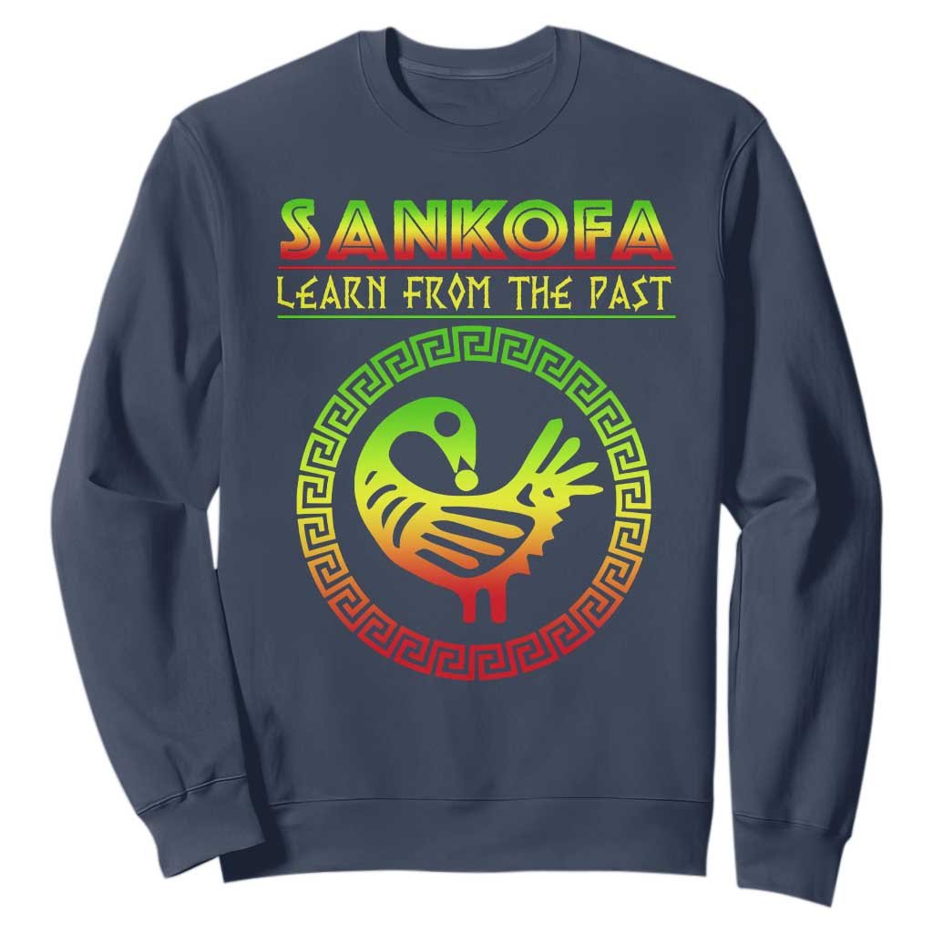 Black History Month Sweatshirt Sankofa Learn From The Past African Bird Melanin TS09
