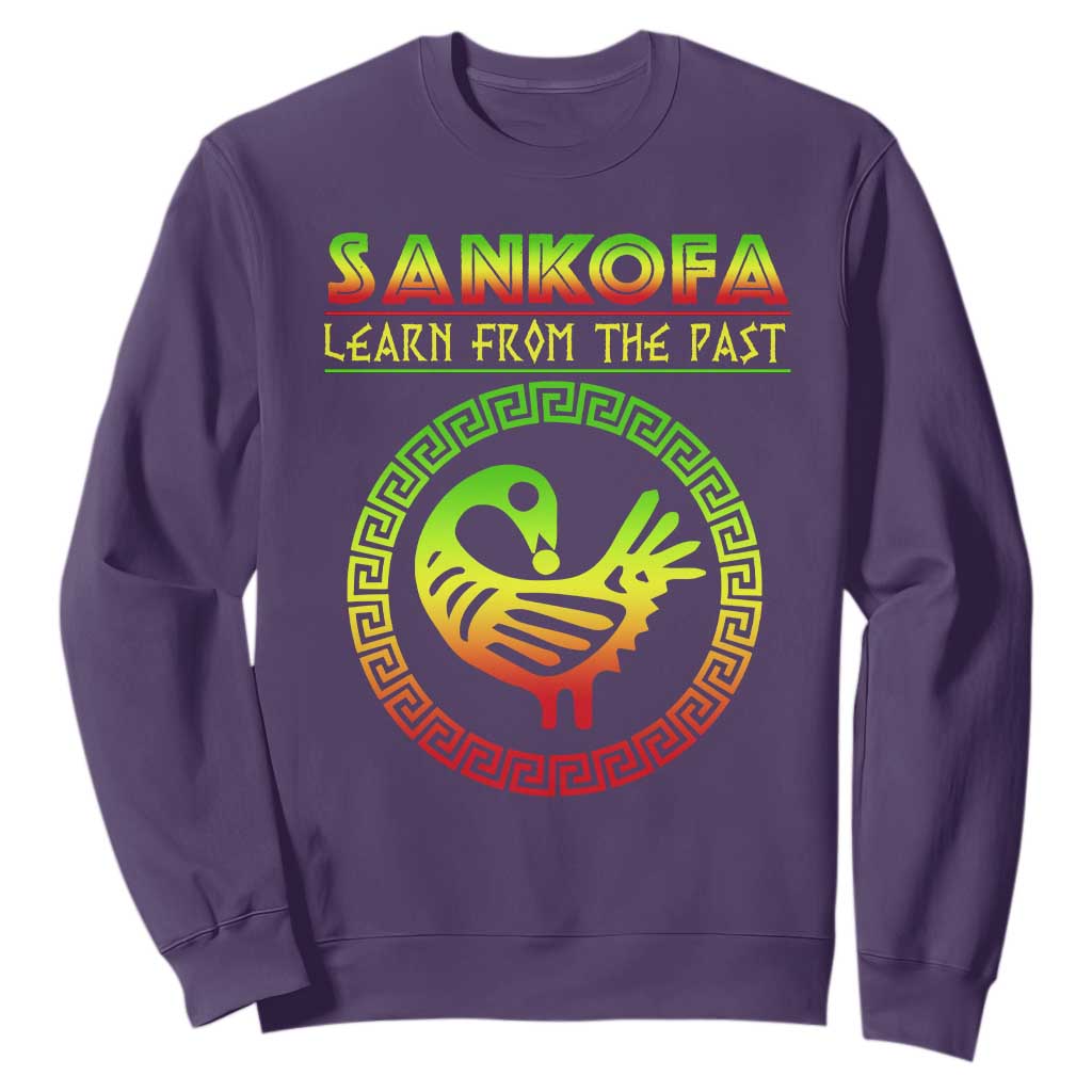 Black History Month Sweatshirt Sankofa Learn From The Past African Bird Melanin TS09