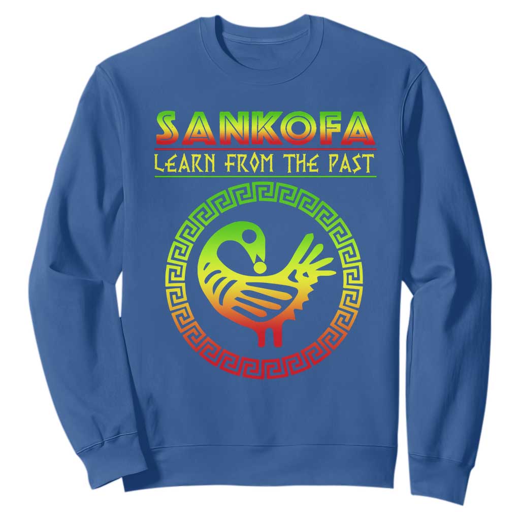 Black History Month Sweatshirt Sankofa Learn From The Past African Bird Melanin TS09