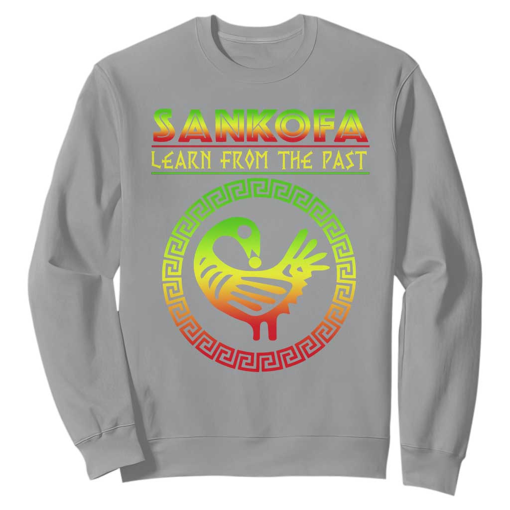 Black History Month Sweatshirt Sankofa Learn From The Past African Bird Melanin TS09