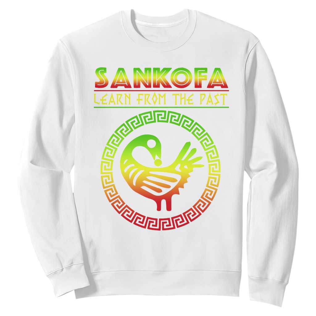 Black History Month Sweatshirt Sankofa Learn From The Past African Bird Melanin TS09