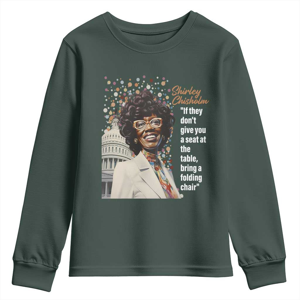 Shirley Chisholm Youth Sweatshirt If They Don't Give You A Seat Black Civil Rights TS09