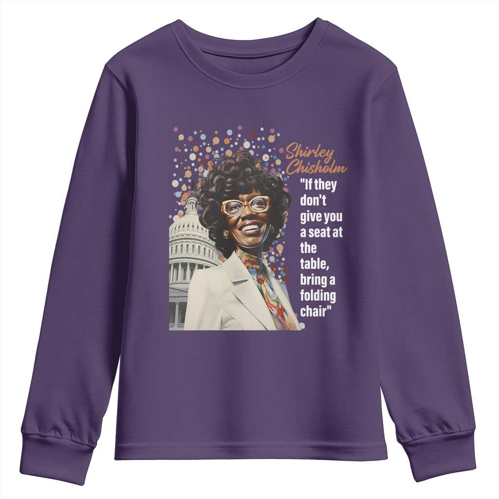 Shirley Chisholm Youth Sweatshirt If They Don't Give You A Seat Black Civil Rights TS09