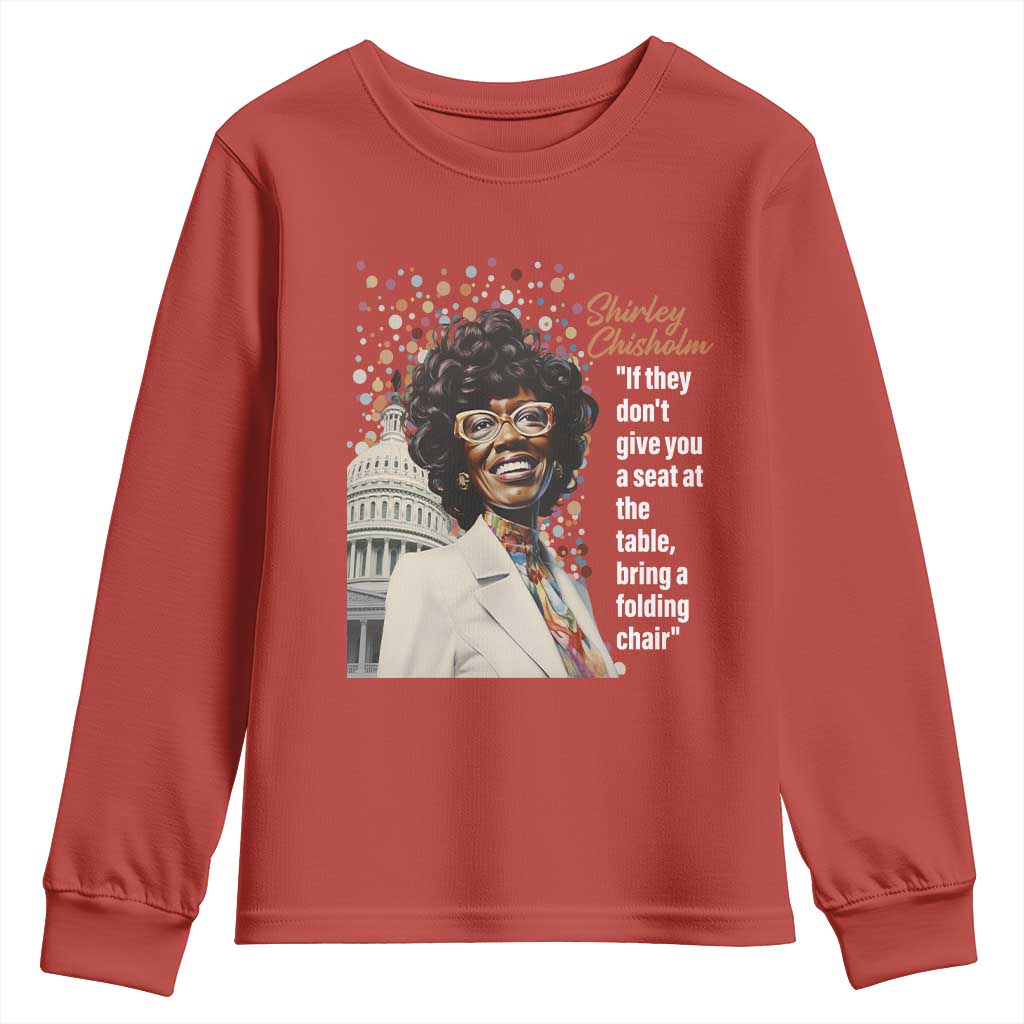 Shirley Chisholm Youth Sweatshirt If They Don't Give You A Seat Black Civil Rights TS09