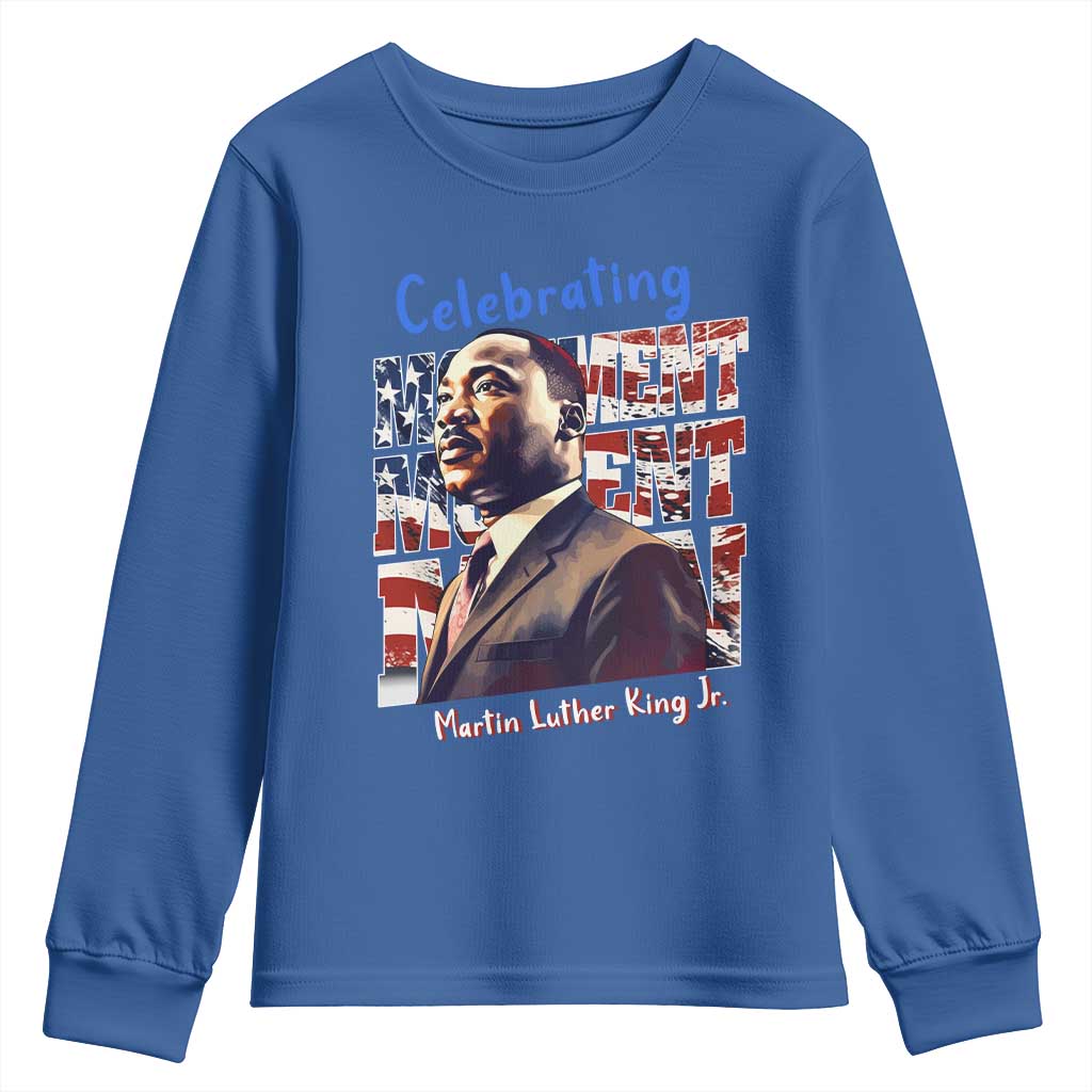 Martin Luther King Jr. Youth Sweatshirt MLK Day Movement Moment Man Black Civil Rights TS09