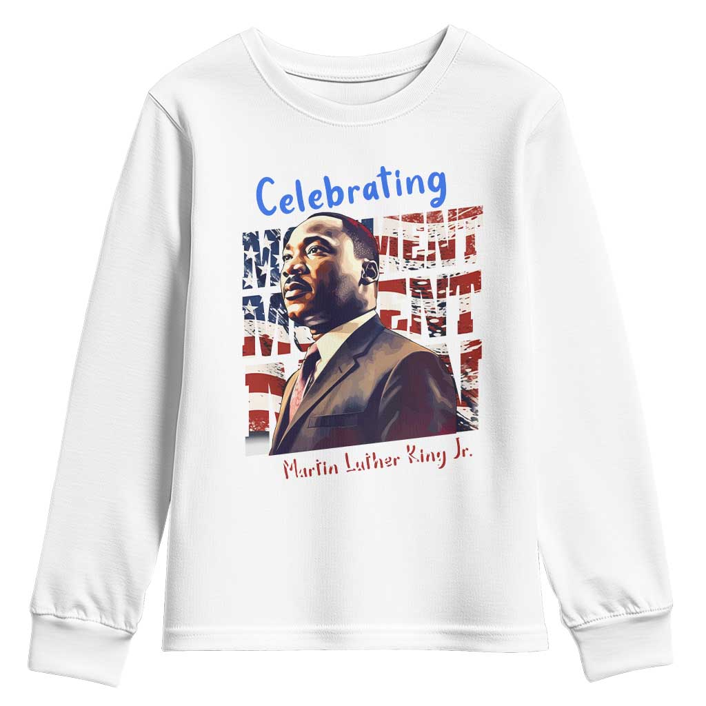Martin Luther King Jr. Youth Sweatshirt MLK Day Movement Moment Man Black Civil Rights TS09