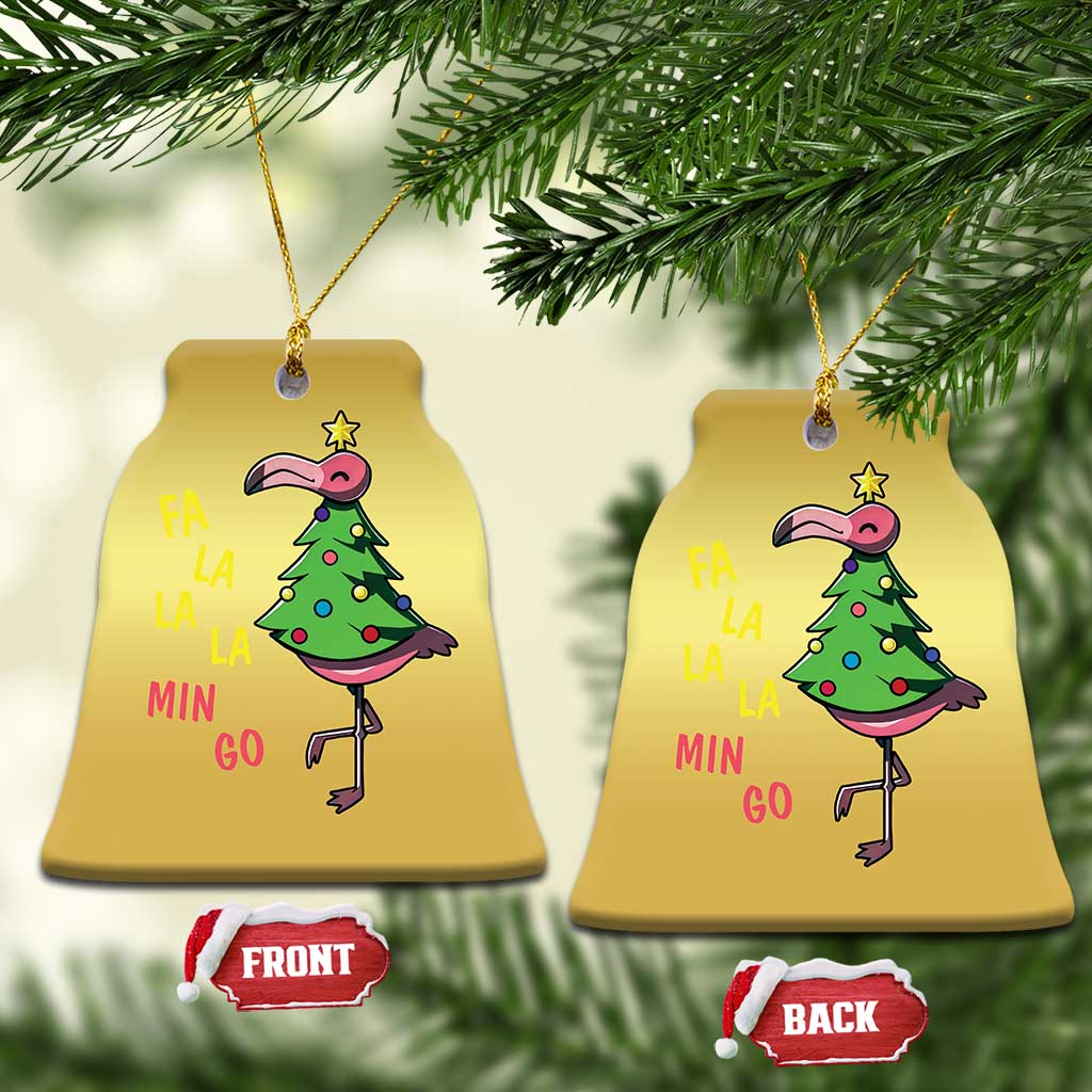 Fa La La Mingo Flamingo Hawaiian Christmas Tree Christmas Ornament TS09