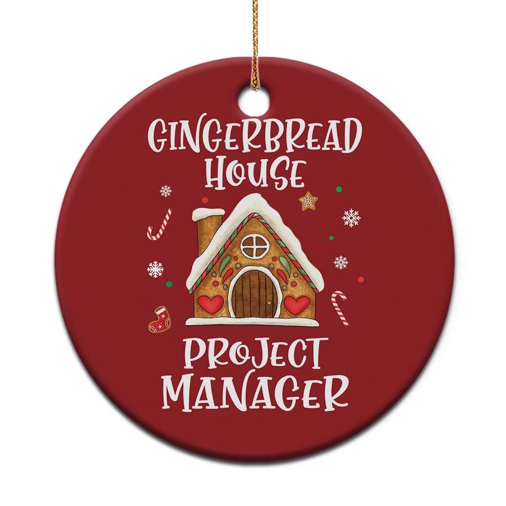 Xmas Baking Christmas Ornament Gingerbread House Project manager Decorating TS09