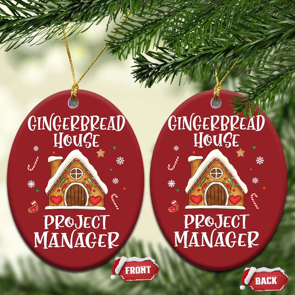 Xmas Baking Christmas Ornament Gingerbread House Project manager Decorating TS09