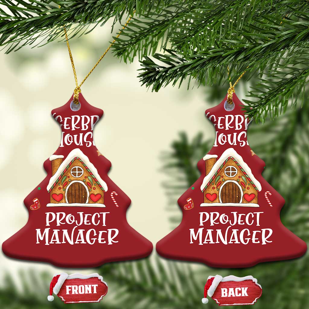 Xmas Baking Christmas Ornament Gingerbread House Project manager Decorating TS09