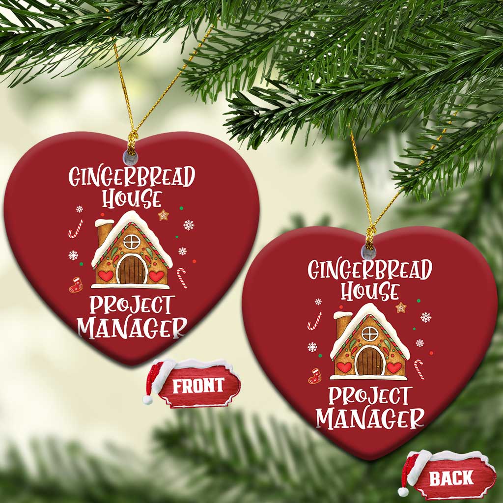 Xmas Baking Christmas Ornament Gingerbread House Project manager Decorating TS09