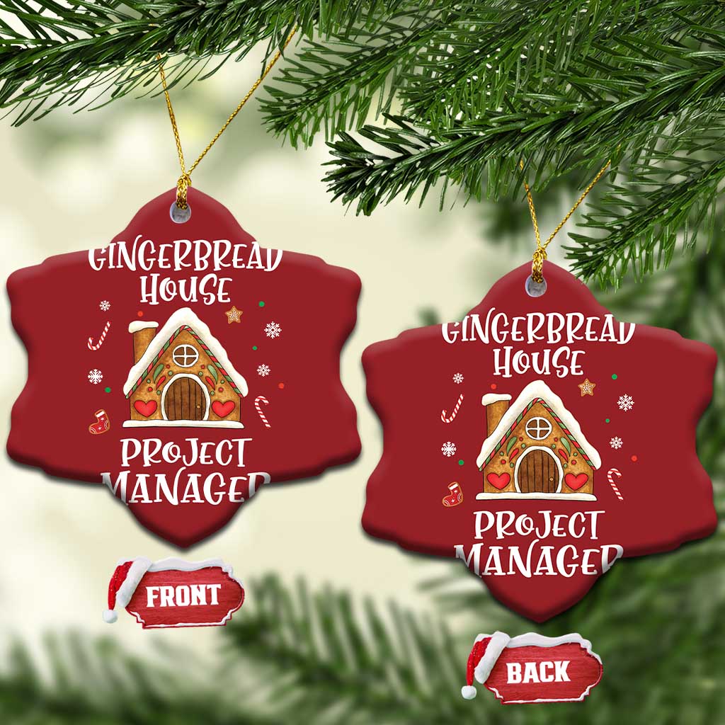 Xmas Baking Christmas Ornament Gingerbread House Project manager Decorating TS09