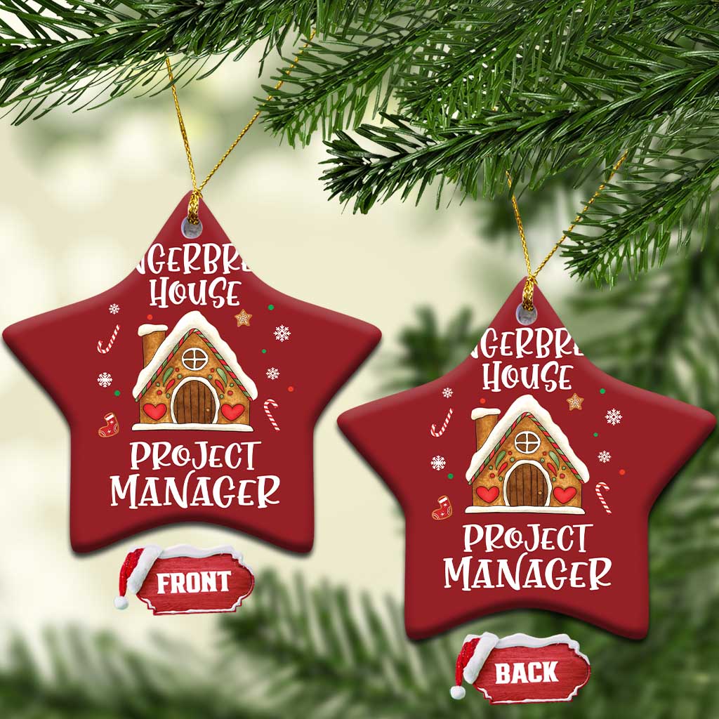 Xmas Baking Christmas Ornament Gingerbread House Project manager Decorating TS09